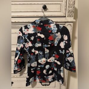 Light weight multi color flower jacket